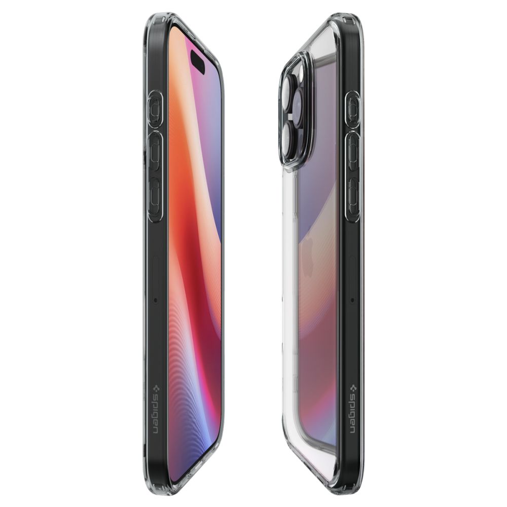 Hülle für Apple iPhone 16 Pro, Spigen, Ultra Hybrid, Rauchgrau ACS08123