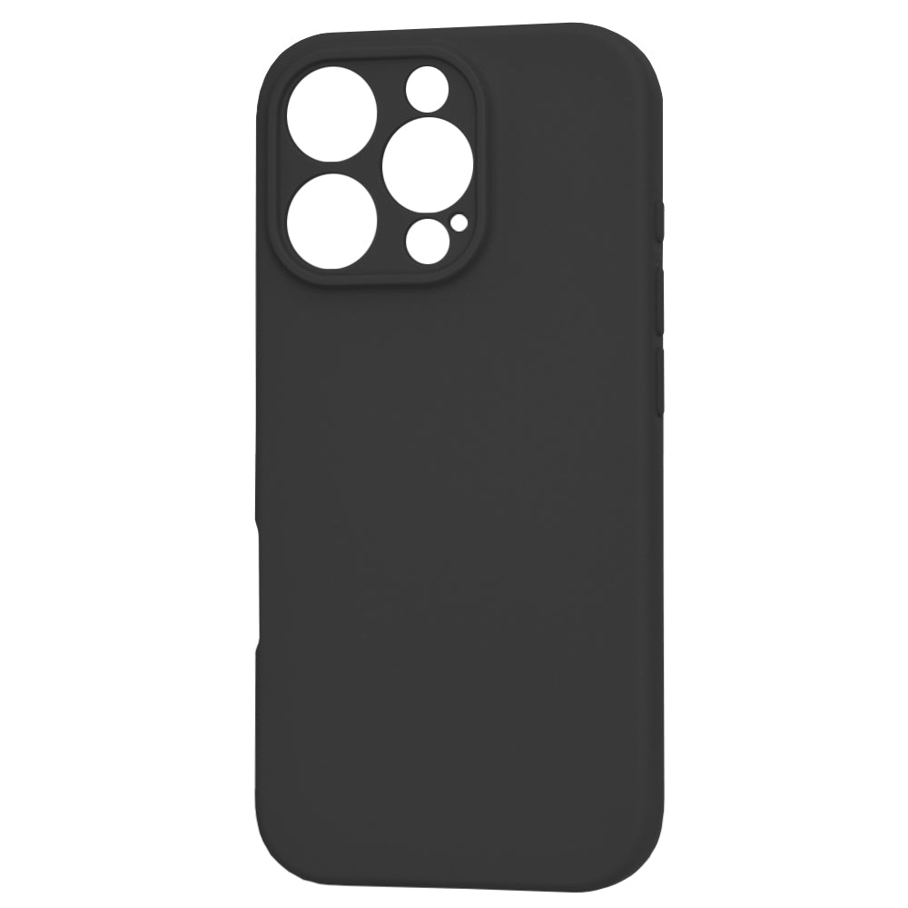Hülle für Apple iPhone 16 Pro, Techsuit, SoftFlex, Schwarz