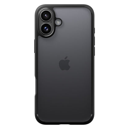 Hülle für Apple iPhone 16, Spigen, Ultra Hybrid, Mattschwarz ACS08201
