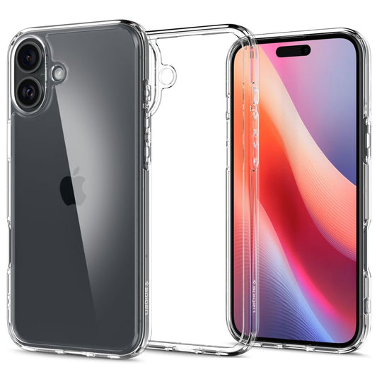 Coque pour Apple iPhone 16, Spigen, Ultra Hybrid, Transparente