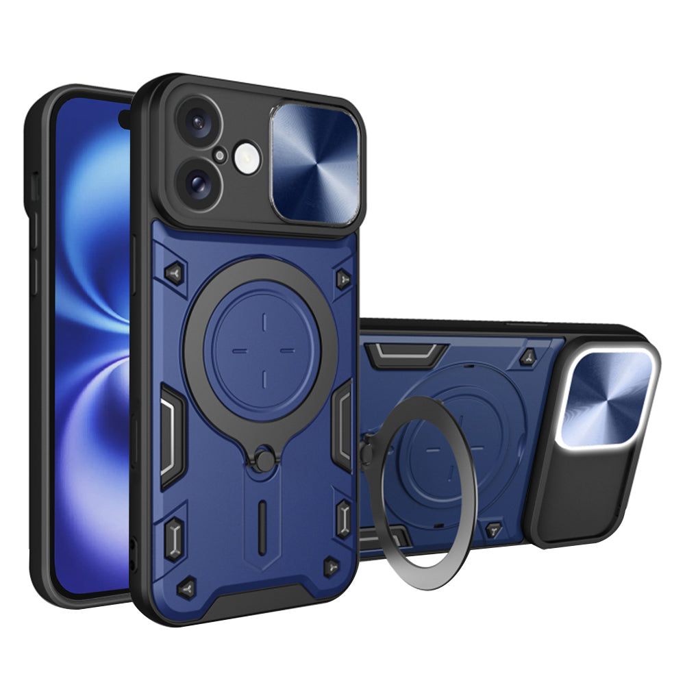 Coque pour Apple iPhone 16, Techsuit, CamGuard Pro, Bleue