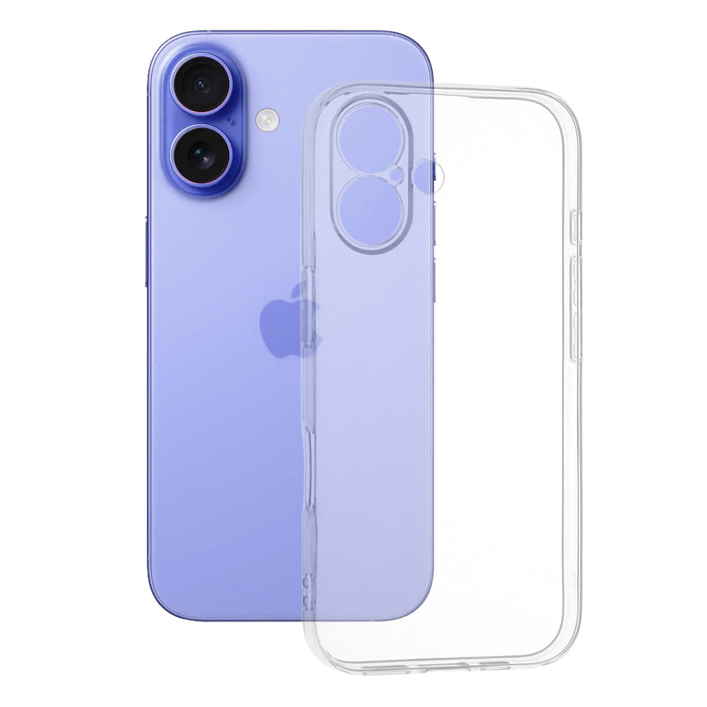 Hülle für Apple iPhone 16, Techsuit, Klar, Transparent