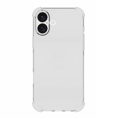 Hoes voor Apple iPhone 16, Techsuit, Schokbestendig Transparant (Grote Lensopening), Transparant