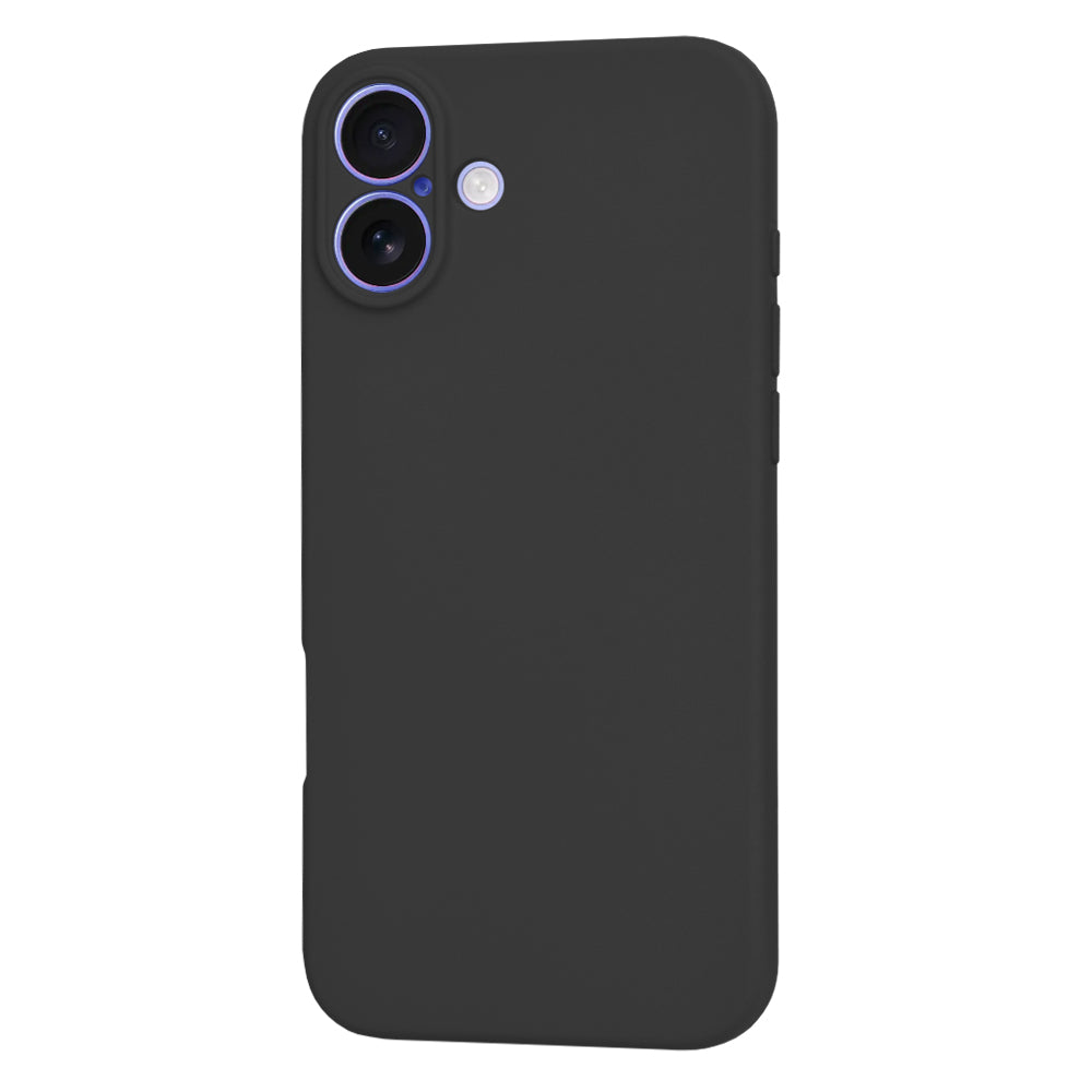 Hülle für Apple iPhone 16, Techsuit, SoftFlex, Schwarz