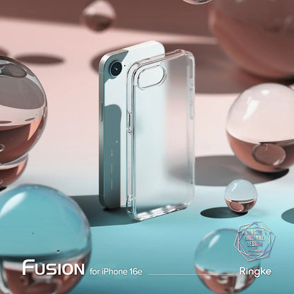 Hülle für Apple iPhone 17e / 16e, Ringke, Fusion, Matt Transparent