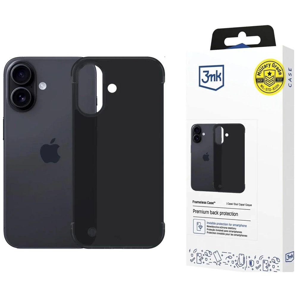 Hoes voor Apple iPhone 17, 3MK, Just20g, Zwart