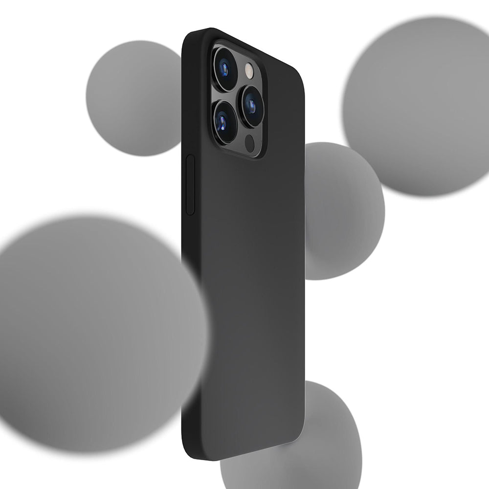 Hoesje voor Apple iPhone 17 Air, 3MK, Siliconen, Zwart