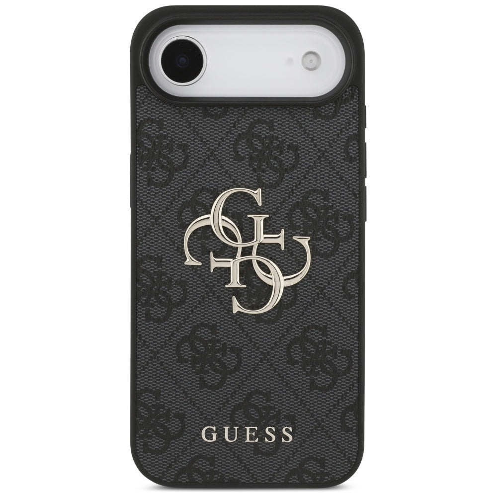 Hoes voor Apple iPhone 17 Air, Guess, 4G Big Logo, Zwart
