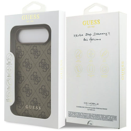 Hoes voor Apple iPhone 17 Air, Guess, 4G Classic, Bruin