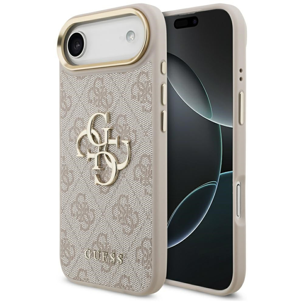 Hoes voor Apple iPhone 17 Air, Guess, Big 4G Logo Classic, Goudroze