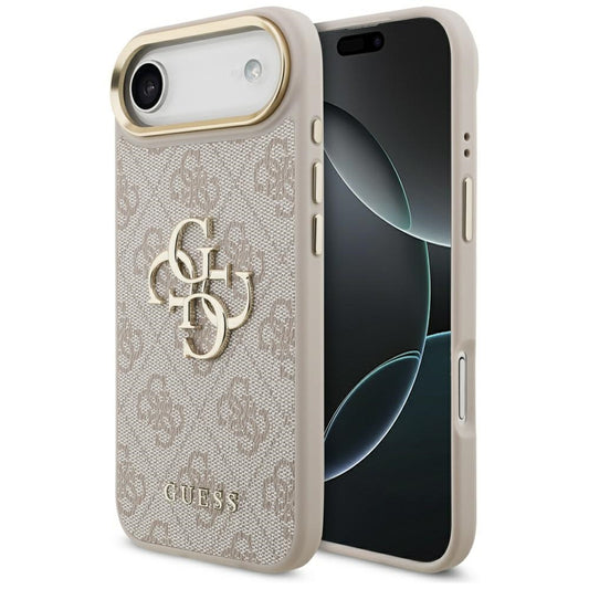 Hoes voor Apple iPhone 17 Air, Guess, Big 4G Logo Classic, Goudroze