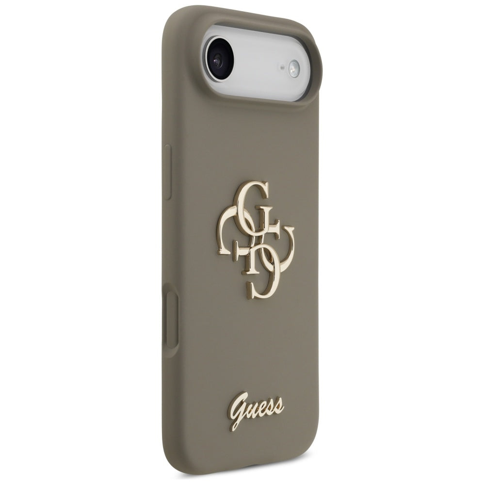 Étui pour Apple iPhone 17 Air, Guess, Big 4G Script, Marron
