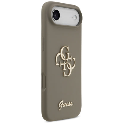 Étui pour Apple iPhone 17 Air, Guess, Big 4G Script, Marron