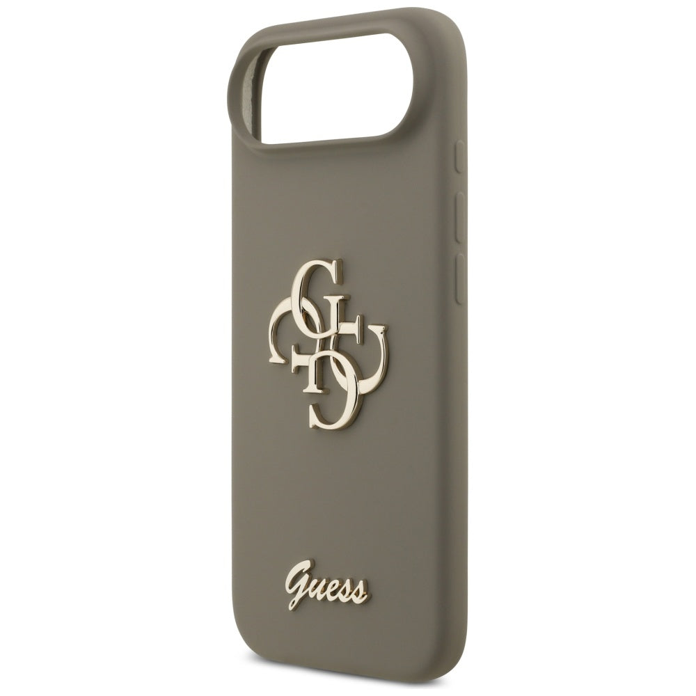 Étui pour Apple iPhone 17 Air, Guess, Big 4G Script, Marron