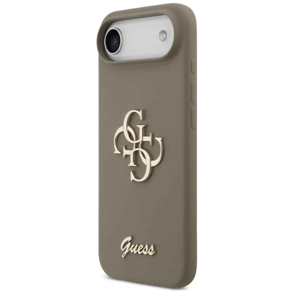 Étui pour Apple iPhone 17 Air, Guess, Big 4G Script, Marron