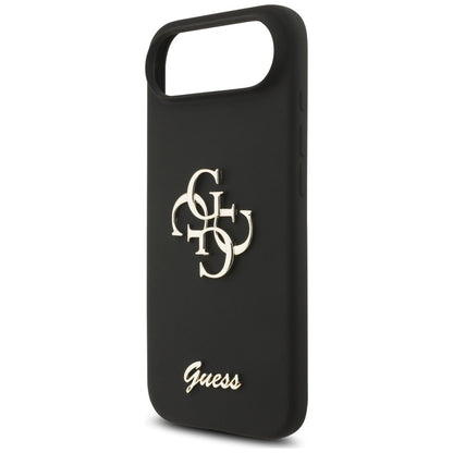 Hülle für Apple iPhone 17 Air, Guess, Big 4G Script, Schwarz