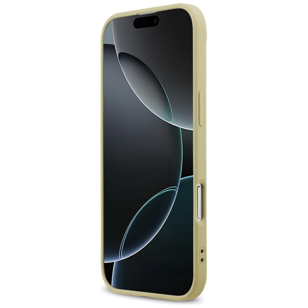 Étui pour Apple iPhone 17 Air, Guess, Fixed Glitter Big 4G, Doré