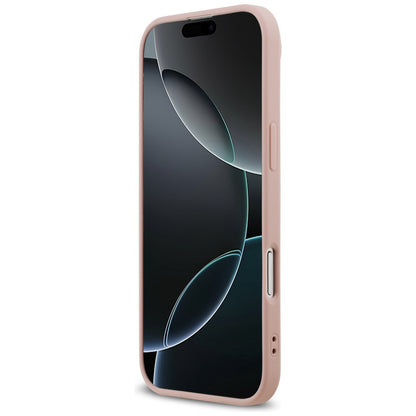 Hoes voor Apple iPhone 17 Air, Guess, Fixed Glitter Big 4G, Roze