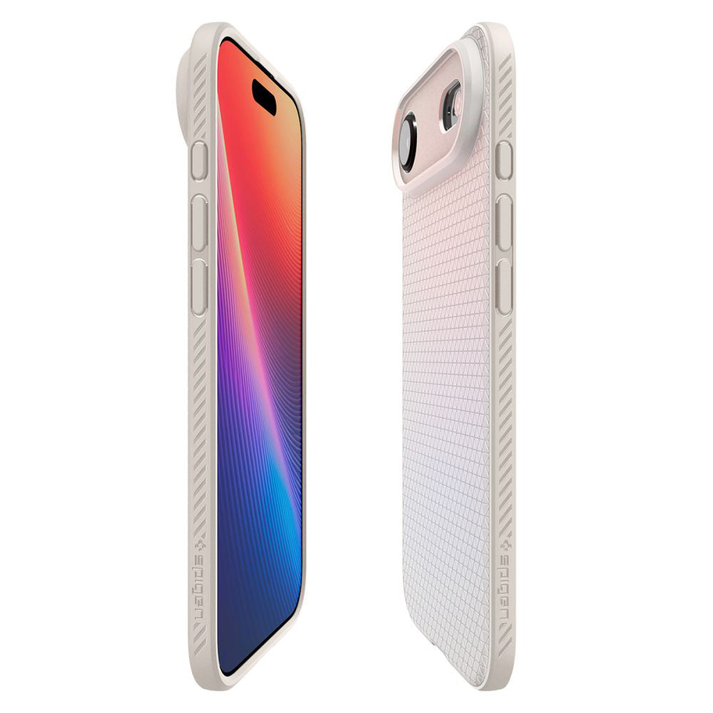 Hoes voor Apple iPhone 17 Air, Spigen, Liquid Air, Beige