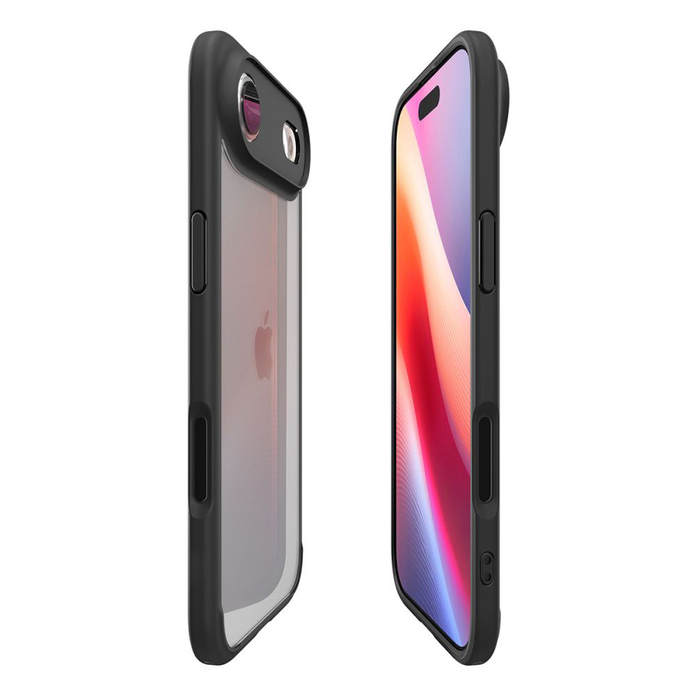 Étui pour Apple iPhone 17 Air, Spigen, Ultra Hybrid, Noir Mat