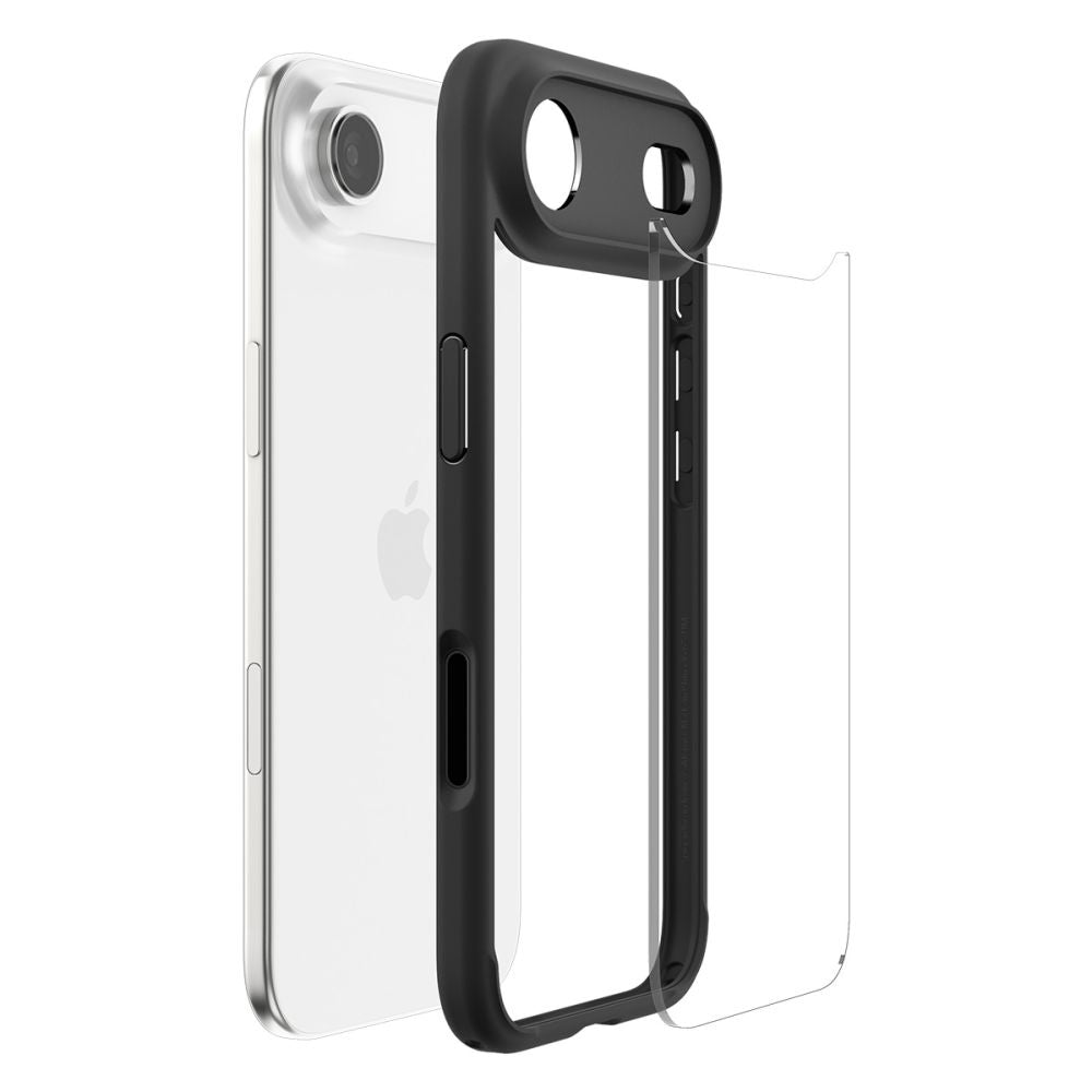Étui pour Apple iPhone 17 Air, Spigen, Ultra Hybrid, Noir Mat