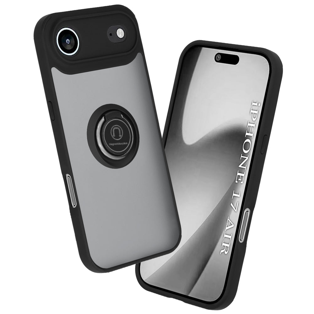Hoes voor Apple iPhone 17 Air, Techsuit, Glinth, Zwart