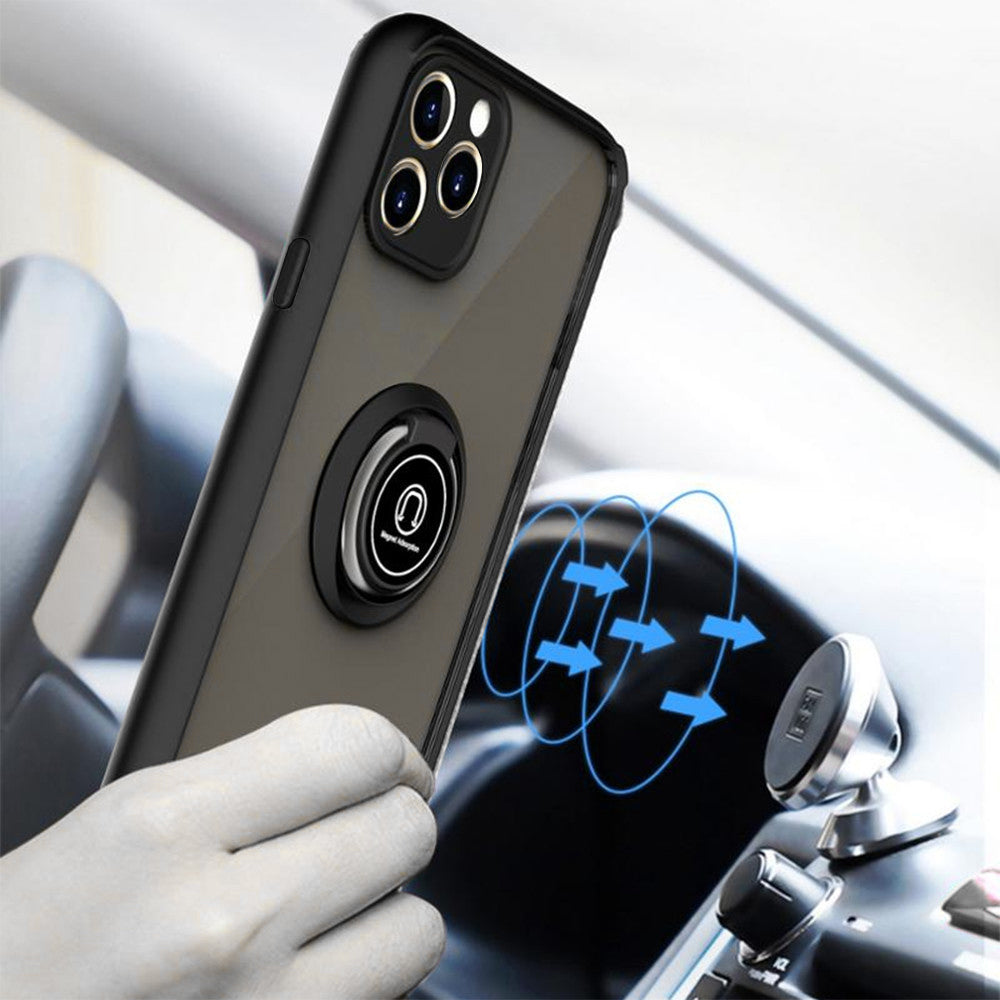 Hoes voor Apple iPhone 17 Air, Techsuit, Glinth, Zwart