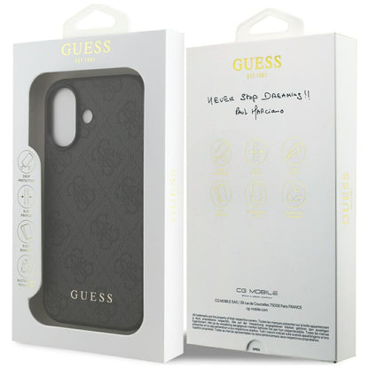 Hoes voor Apple iPhone 17, Guess, 4G Classic, Zwart