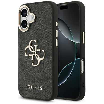 Hoes voor Apple iPhone 17, Guess, Big 4G Logo Classic, Zwart Goud