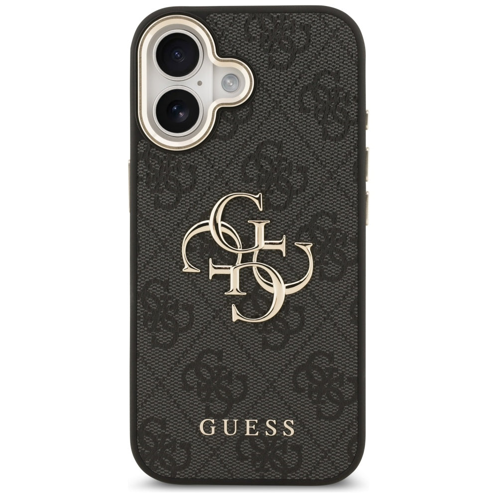 Hoes voor Apple iPhone 17, Guess, Big 4G Logo Classic, Zwart Goud