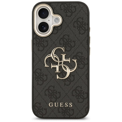 Hoes voor Apple iPhone 17, Guess, Big 4G Logo Classic, Zwart Goud