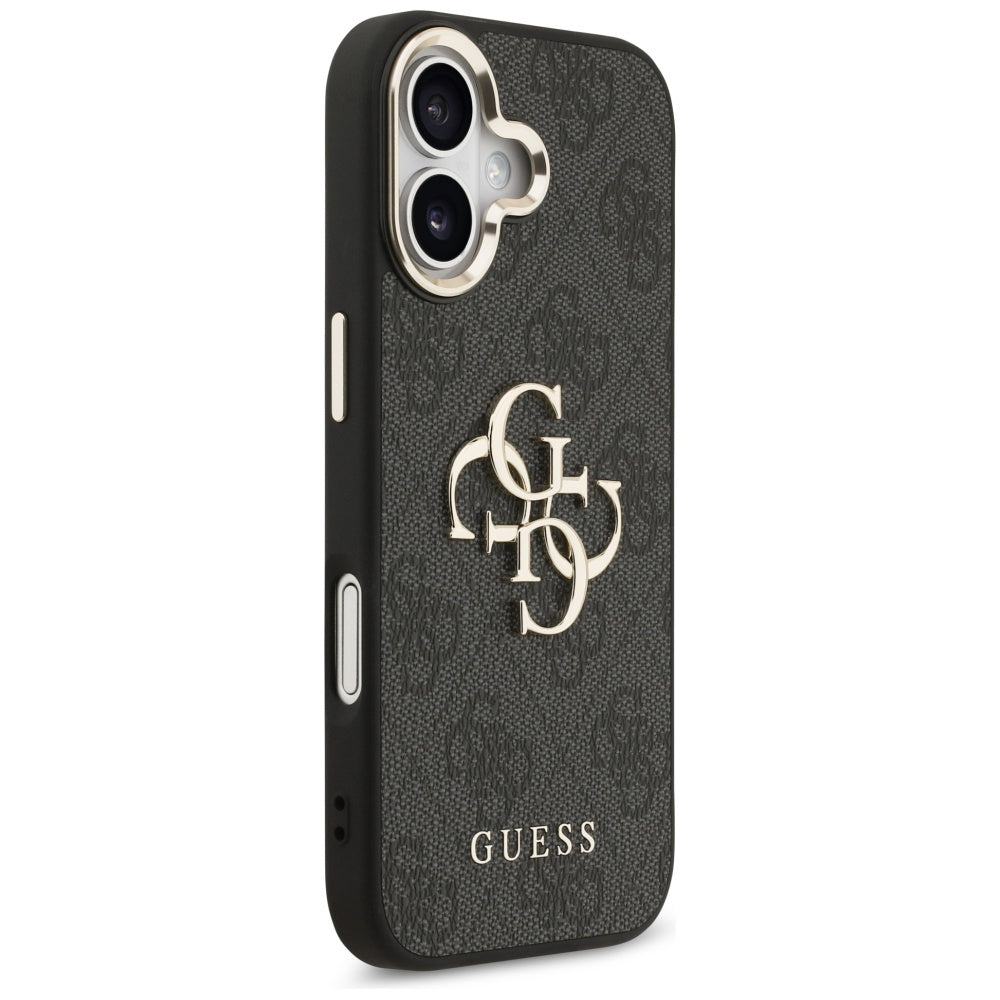 Hoes voor Apple iPhone 17, Guess, Big 4G Logo Classic, Zwart Goud