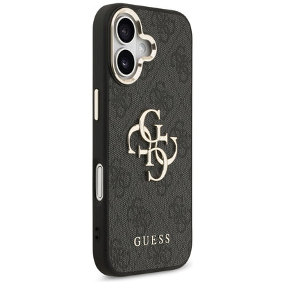 Hoes voor Apple iPhone 17, Guess, Big 4G Logo Classic, Zwart Goud