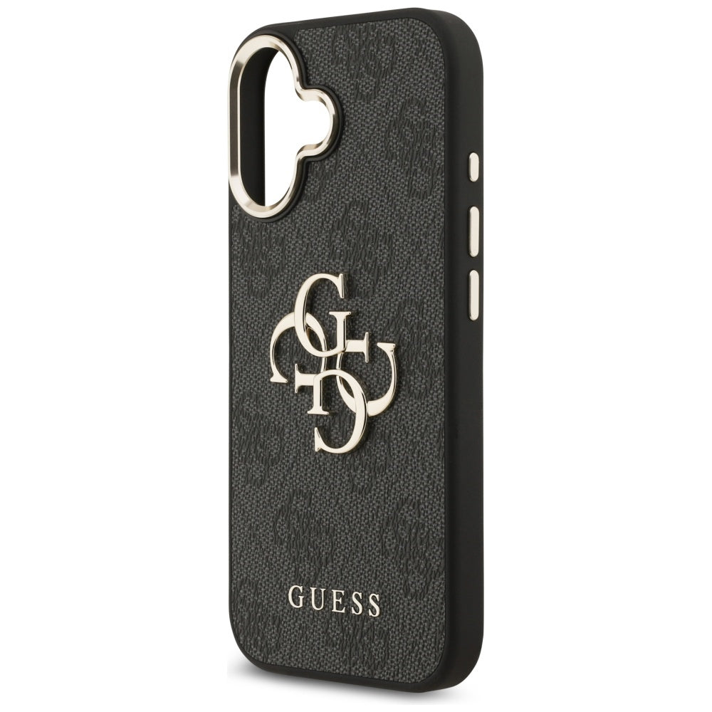 Hoes voor Apple iPhone 17, Guess, Big 4G Logo Classic, Zwart Goud