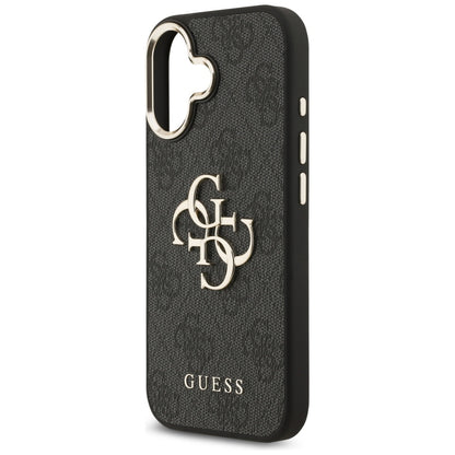 Hoes voor Apple iPhone 17, Guess, Big 4G Logo Classic, Zwart Goud