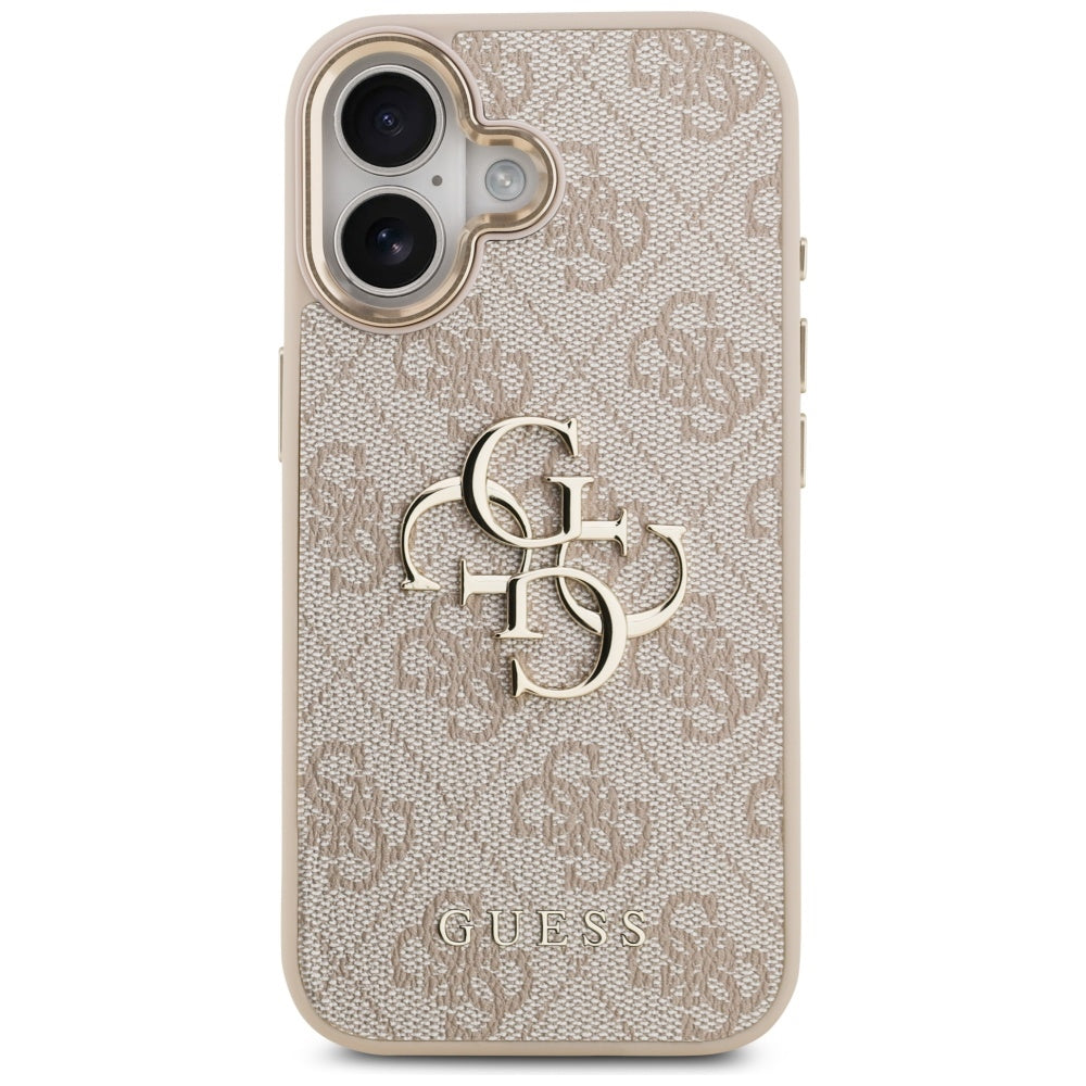 Étui pour Apple iPhone 17, Guess, Big 4G Logo Classic, Rose Doré