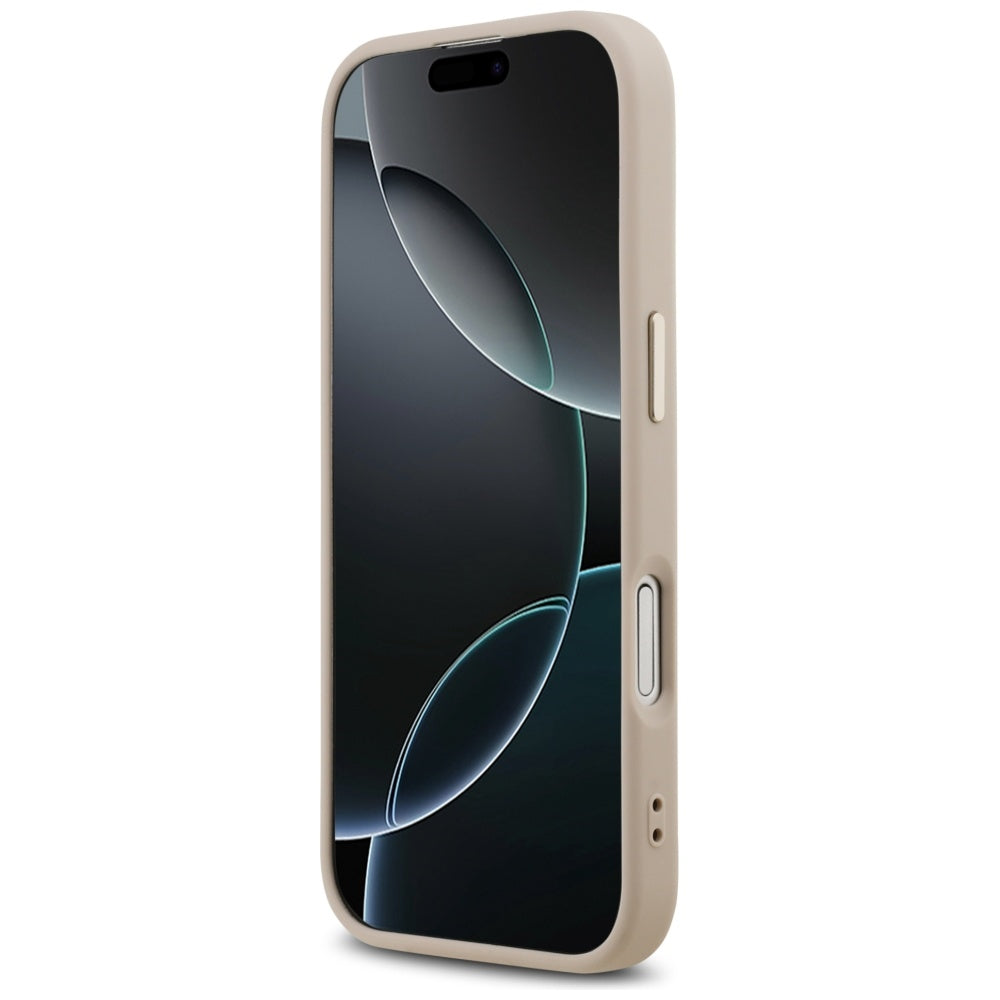 Étui pour Apple iPhone 17, Guess, Big 4G Logo Classic, Rose Doré