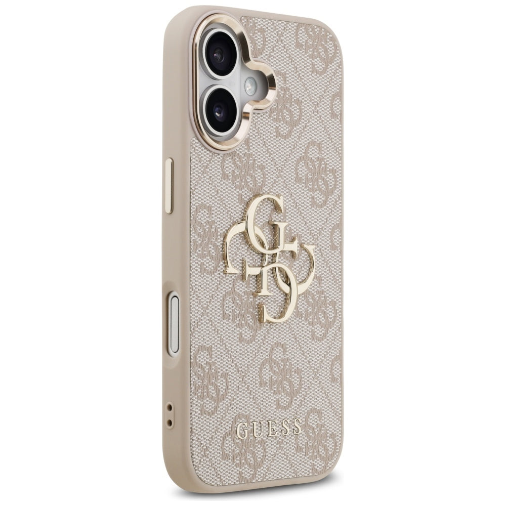 Étui pour Apple iPhone 17, Guess, Big 4G Logo Classic, Rose Doré