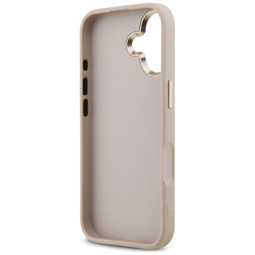 Étui pour Apple iPhone 17, Guess, Big 4G Logo Classic, Rose Doré