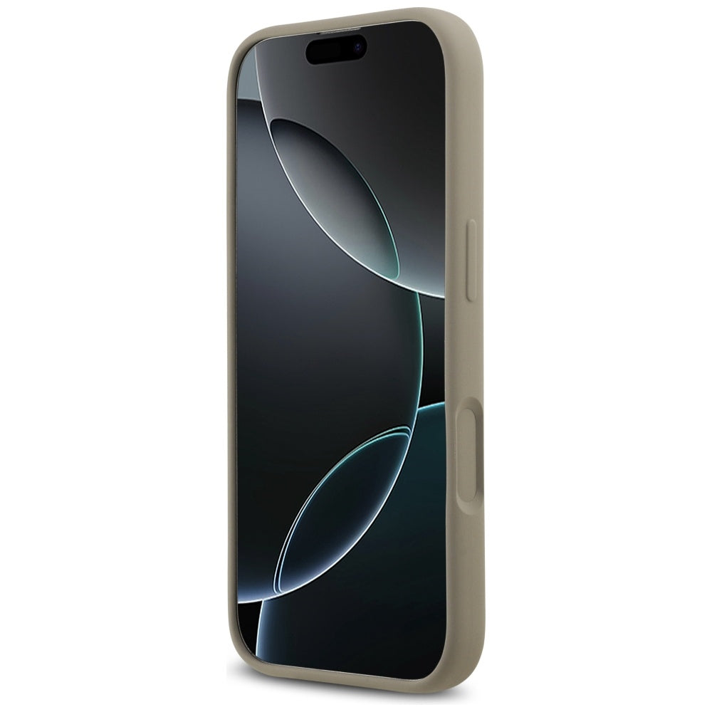 Étui pour Apple iPhone 17, Guess, Big 4G Script, Marron