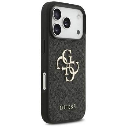 Étui pour Apple iPhone 17 Pro, Guess, 4G Big Logo, Noir