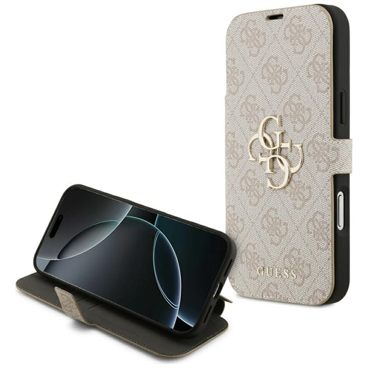 Hoes voor Apple iPhone 17 Pro, Guess, 4G Metal Logo, Roze