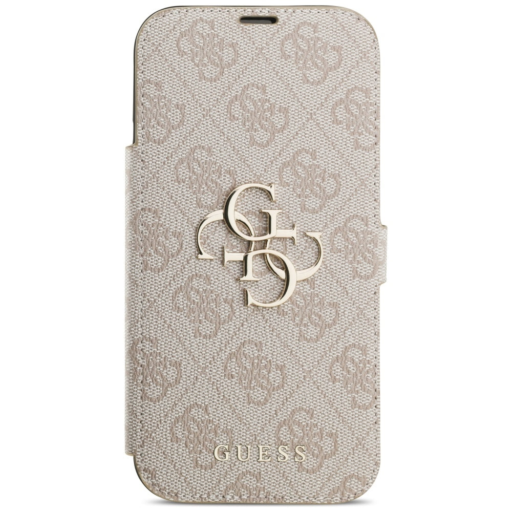 Étui pour Apple iPhone 17 Pro, Guess, Logo Métal 4G, Rose
