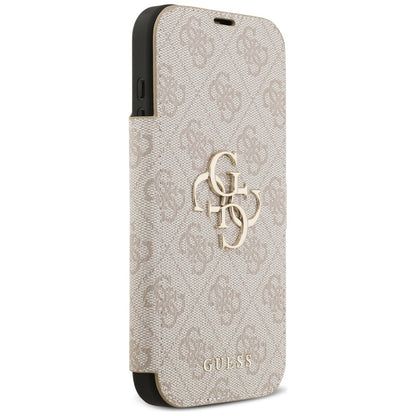 Étui pour Apple iPhone 17 Pro, Guess, Logo Métal 4G, Rose