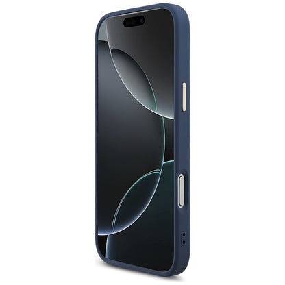 Hülle für Apple iPhone 17 Pro, Guess, Big 4G Logo Classic, Goldenes Blau