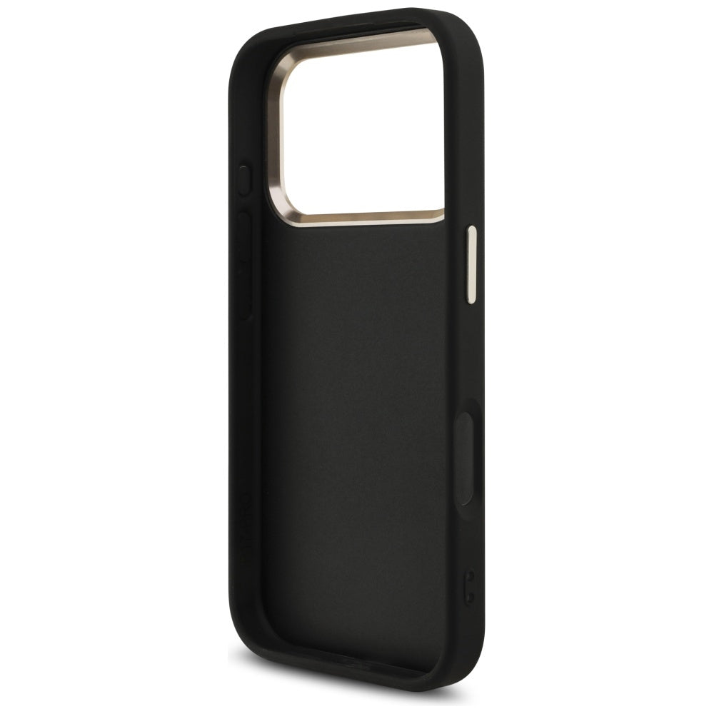 Hoes voor Apple iPhone 17 Pro, Guess, Big 4G Logo Classic, Zwart Goud
