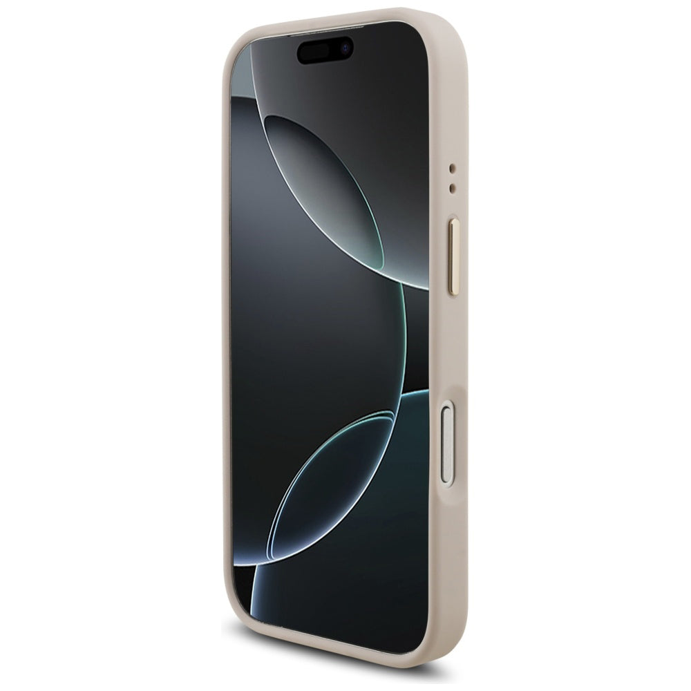 Hoesje voor Apple iPhone 17 Pro, Guess, Big 4G Logo Classic, Goudroze