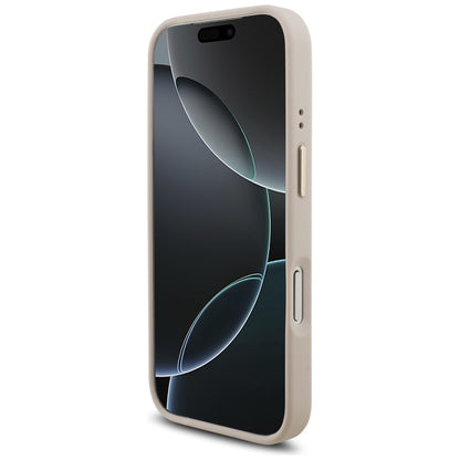 Hoesje voor Apple iPhone 17 Pro, Guess, Big 4G Logo Classic, Goudroze