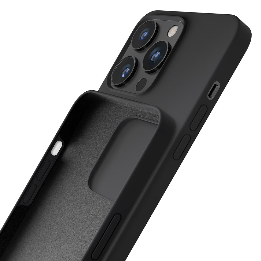 Hülle für Apple iPhone 17 Pro Max, 3MK, Silikon, Schwarz