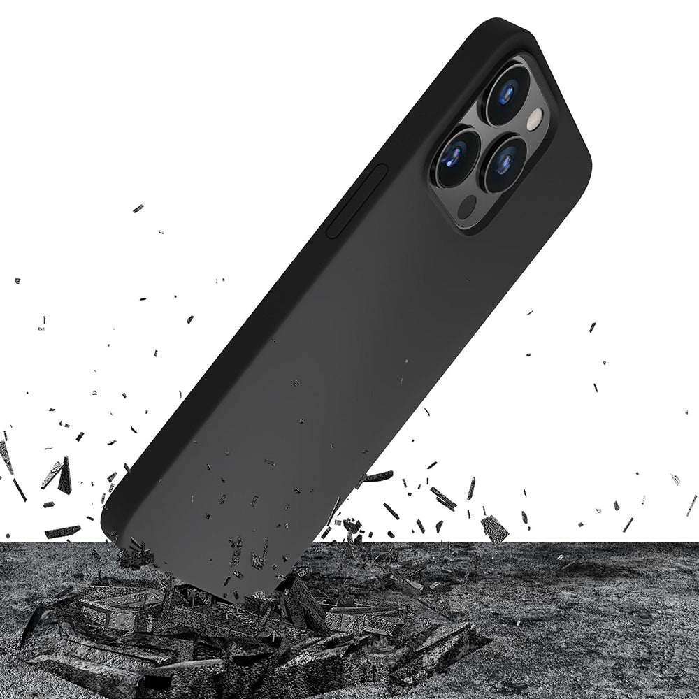 Hülle für Apple iPhone 17 Pro Max, 3MK, Silikon, Schwarz
